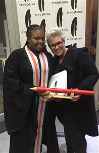 Pretoria Vega graduate receives award from <i>Pendoring</i>