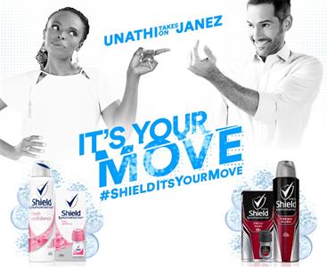 Shield launches 'It’s Your Move' campaign with Unathi and Janez