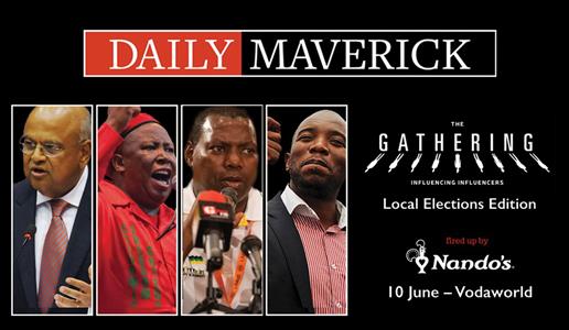 Politicians, media and business meet at Nando's <i>Daily Maverick the Gathering</i>