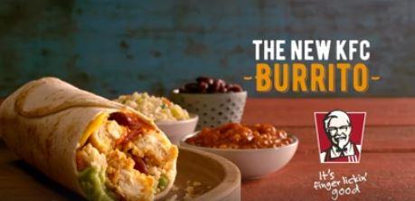 A feast of Mexican flavour with the new KFC Burrito