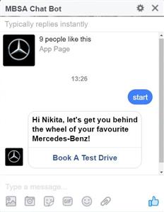 Meet Mercedes-Benz SA’s <i>Facebook Messenger</i> chatbot