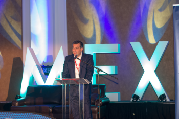 Brandon Bakshi addresses <i>Music Exchange</i> 2016