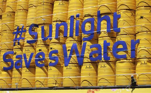 Sunlight joins JOJO Tanks to create awareness around SA’s water crisis