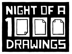 Tickets on sale for The Night of 1000 Drawings