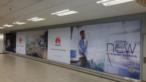  Huawei  and Airport Ads® launch  ‘Build a Better Connected World’ campaign