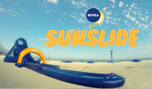 Nivea’s new Sunslide coats children in sunscreen