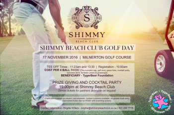 Swing for charity at the Shimmy Beach Club Golf Day