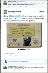 Apartheid Museum tweets ‘Dompas’ to Joburgers