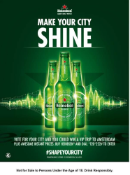 Make your city shine with HEINEKEN