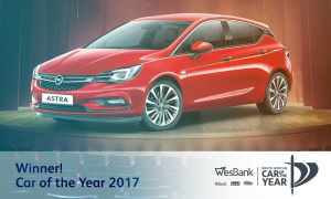 Opel Astra 1.4T Enjoy claims <i>Wesbank South African Car Of The Year</i> title