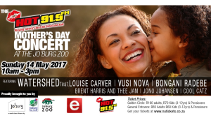 <i>Hot 91.9FM</i> and e.tv to host Mother's Day Concert