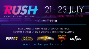 <i>Rush</i> set to be first eSports event in SA