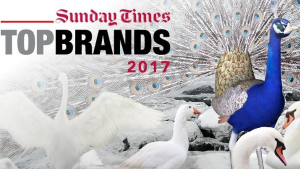 Results for 2017 <i>Sunday Times Top Brands</i> survey to be announced
