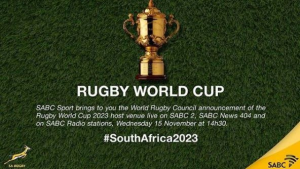 SABC to broadcast 2023 World Cup Rugby announcment