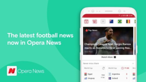 Opera News updates new features for 2018 World Cup