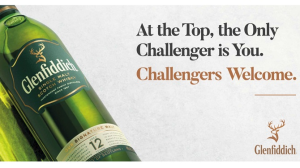 Glenfiddich launches its 'Challengers Welcome' campaign