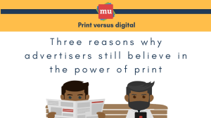 Infographic: Three reasons why advertisers still believe in the power of print
