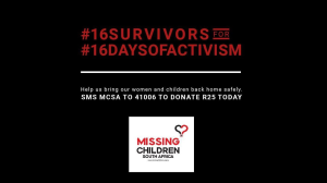 MCSA launches its '#16Survivors for #16DaysOfActivism' campaign