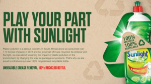 Sunlight celebrates the success of its new 100% recycled and recyclable bottle