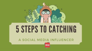 Infographic: Five steps to catching a social media influencer