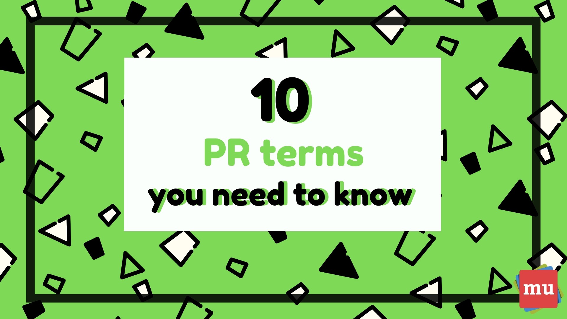 Infographic 10 PR terms you need to know
