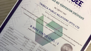 Tribeca PR retains Level 1 B-BBEE rating