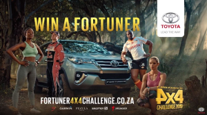Toyota and FCB Joburg launch the 'Fortuner 4X4 Challenge'