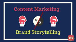 Infographic: Content marketing versus brand storytelling