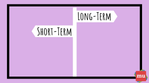 The difference between short and long-term strategies
