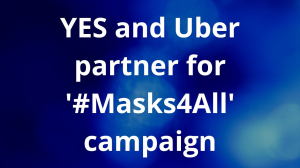 YES and Uber partner for '#Masks4All' campaign