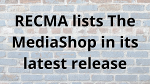 RECMA lists The MediaShop in its latest release