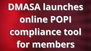 DMASA launches online POPI compliance tool for members