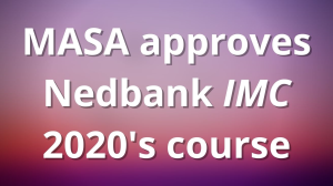 MASA approves Nedbank <i>IMC</i> 2020's course