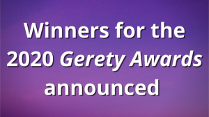 Winners for the 2020 <i>Gerety Awards</i> announced