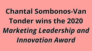 Chantal Sombonos-Van Tonder wins the 2020 <i>Marketing Leadership and Innovation Award</i>