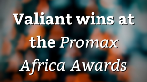 Valiant wins at the <i>Promax Africa Awards</i>