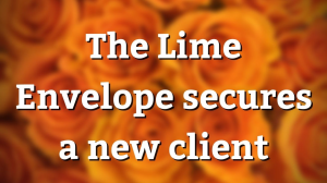 The Lime Envelope secures a new client