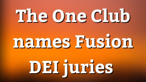 The One Club names Fusion DEI juries