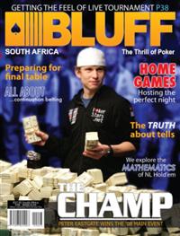BLUFF Magazine the first to introduce Poker Player Rankings system to SA