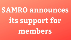 SAMRO announces its support for members
