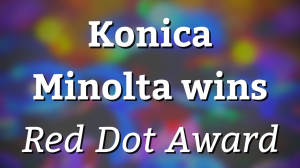 Konica Minolta wins <i>Red Dot Award</i>