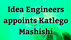 Idea Engineers appoints Katlego Mashishi