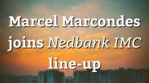 Marcel Marcondes joins <i>Nedbank IMC</i> line-up