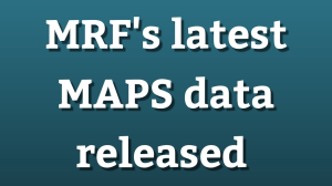 MRF's latest <i>MAPS</i> data released