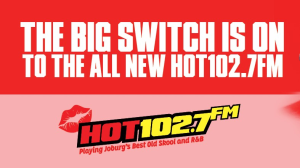 <i>Hot 102.7FM</i> switches to <i>Hot 1027</i>