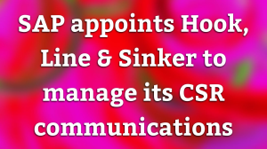 SAP appoints Hook, Line & Sinker to manage its CSR communications