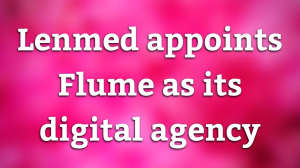 Lenmed appoints Flume as its digital agency