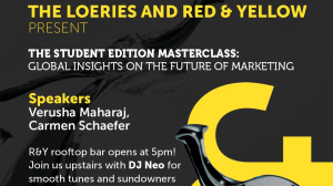 Red and Yellow Creative School of Business partners with <i>Loeries Creative Week</i>