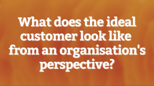 What does the ideal customer look like from an organisation's perspective?