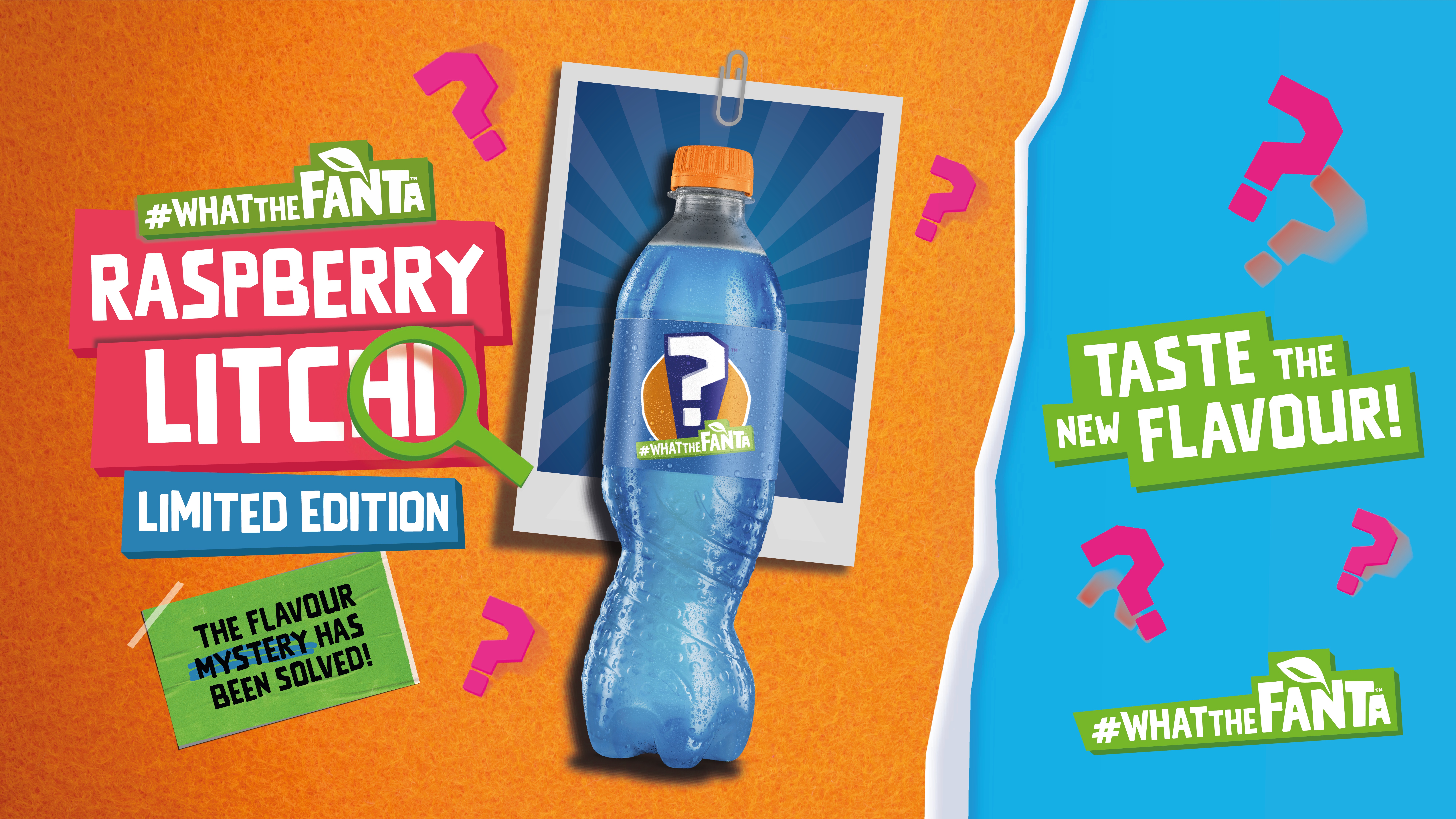 Fanta Back '#WhatTheFanta' mystery flavour revealed with Fanta® campaign